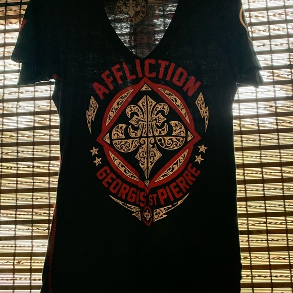 Affliction Tops - Gently used Affliction GSP tee size M Affliction Tops - Gently used Affliction GSP tee size M